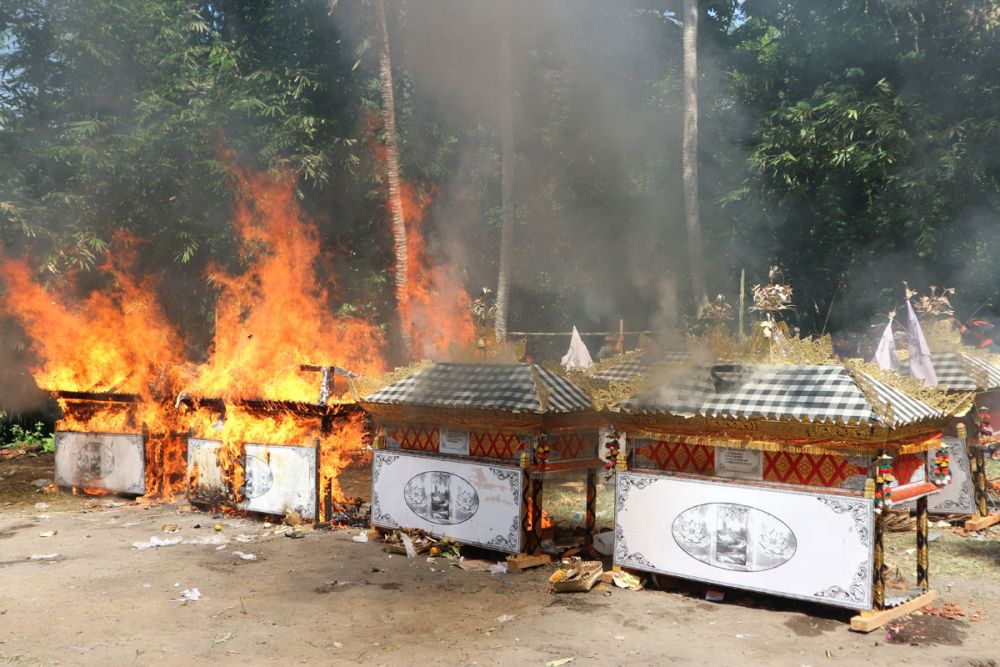 Ngaben Massal di Desa Adat Tanjung Benoa Tetap Berlangsung saat G20