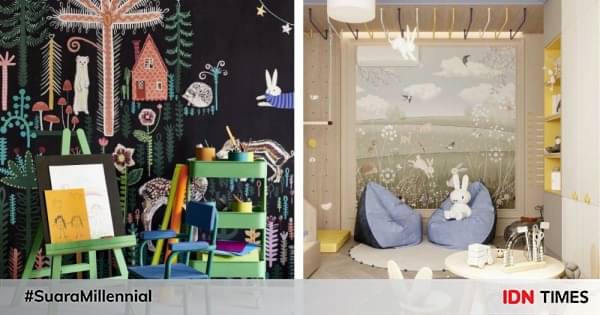 7 Ide Desain Kids Playroom Kecil Yang Hemat Budget