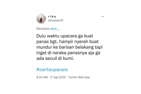 10 Cerita Kocak Warga Twitter Saat Ikut Upacara