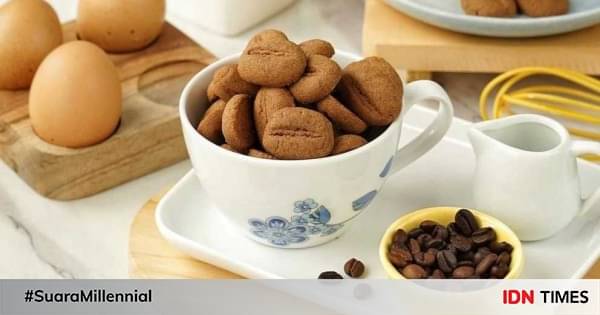 Resep Coffee Bean Cookies, Aroma Kopinya Terasa Banget!