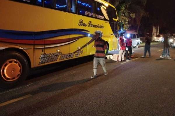 Pengendara Motor Di Bantul Meninggal Ditabrak Bus Pariwisata