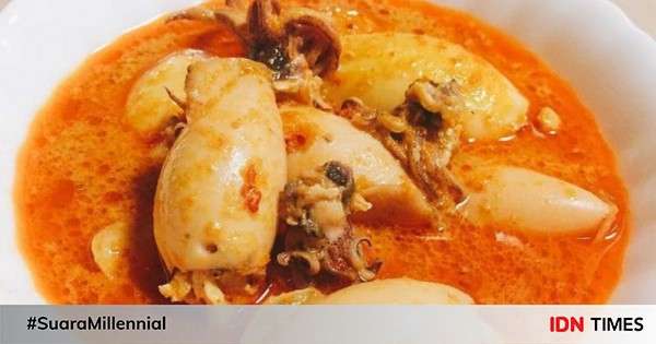 Resep Gulai Cumi Isi Tahu Telur Ala Rumah Makan Padang