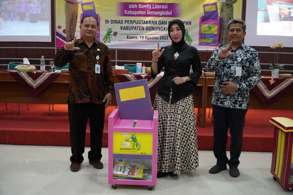 DPK Gunungkidul Luncurkan Program Sedekah Buku Sajisaka