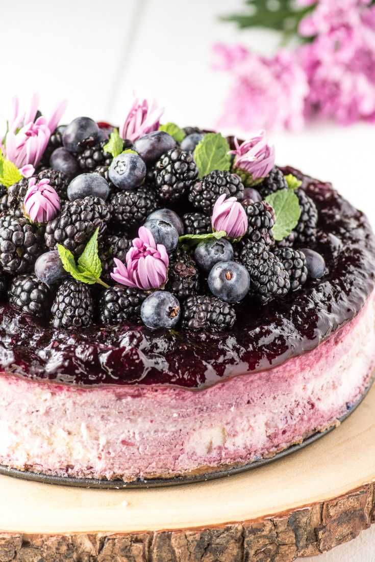 Resep Blackberry Cheesecake, Enak dan Simpel tanpa Oven