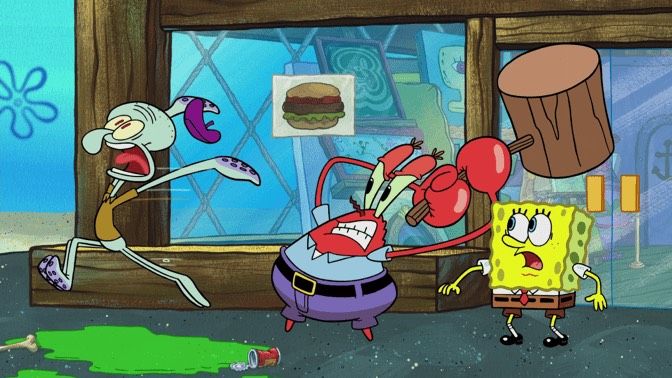 6 Sifat Buruk Tuan Krab di SpongeBob SquarePants, Gak Cuma Pelit