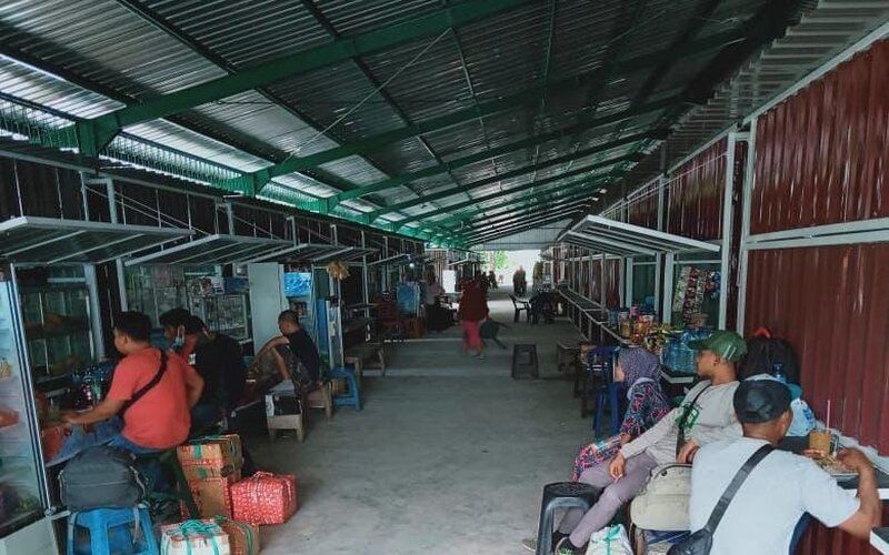 Masih Banyak Kios Kosong, PKL di Bandara Lombok Diharapkan Tertib