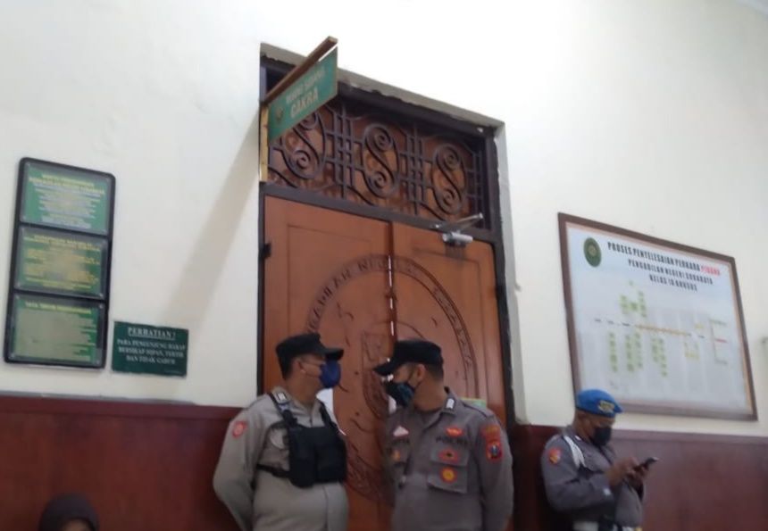 Ratusan Polisi Siaga Amankan Sidang Bechi di PN Surabaya