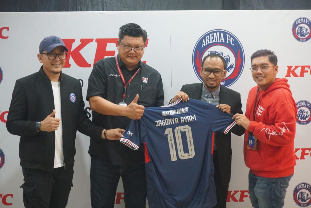 Putus Kontrak Situs Online, Arema FC Jalin Kerja Sama dengan KFC  