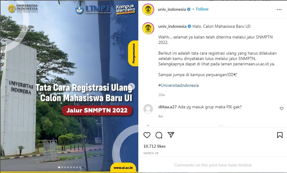 6 Macam Akun Medsos Kampus Ini Wajib Diikuti Mahasiswa Baru