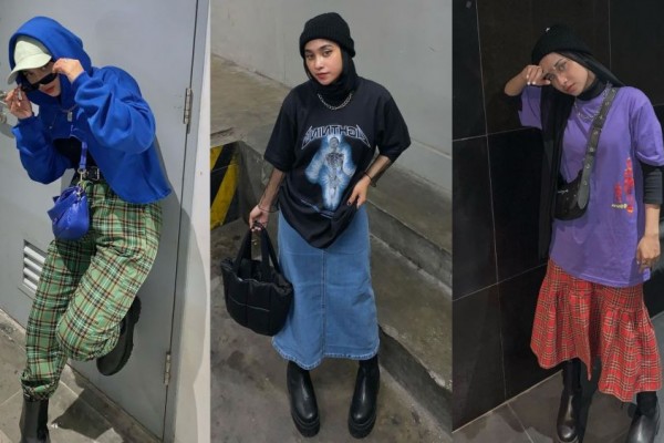 9 Inspirasi Gaya Grunge ala Tiktokers Ayandira