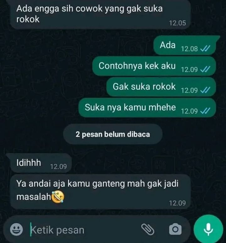 10 Chat Humor Gombal Ke Cewek Bikin Gagal Salting Ih