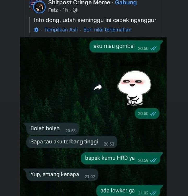 10 Chat Humor Gombal Ke Cewek Bikin Gagal Salting Ih