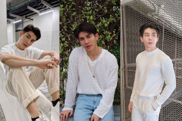 10 Ide Padu Padan Outfit Putih ala Bas Asavapatr, Siap Curi Atensi!