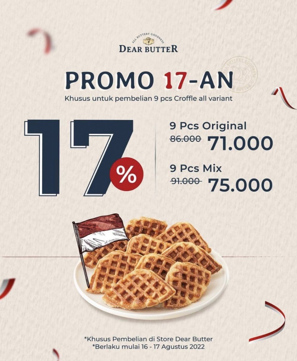 17 Promo Makanan spesial 17 Agustus, Burger King Mulai Rp17 Ribu