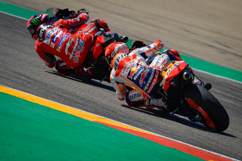 Mengenang Duel Bagnaia Dan Marquez Di MotoGP Aragon