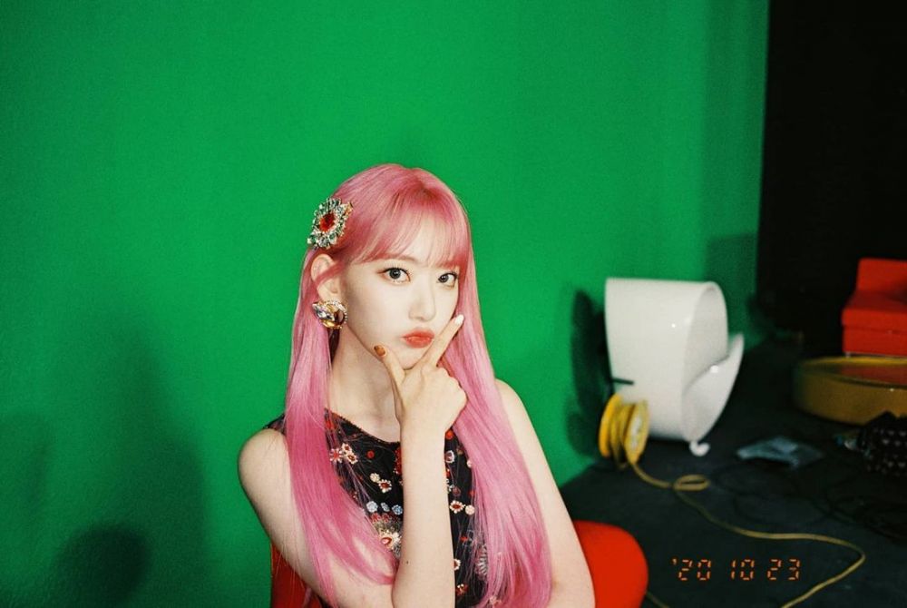 10 Inspirasi Rambut Pink ala Idol Wanita Korea 