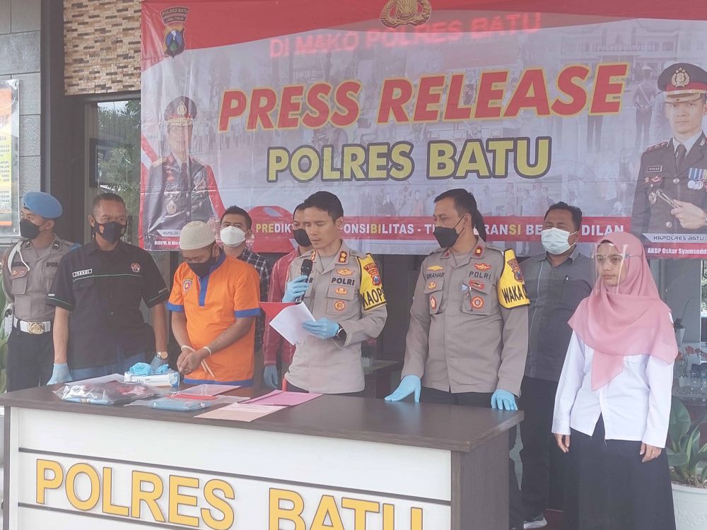 Ayah Tiri di Kota Batu Perkosa Anaknya hingga 7 Kali   