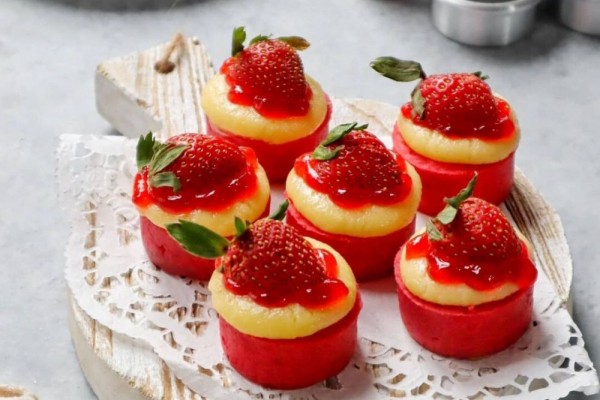 Resep Strawberry Cheese Tart, Ide Camilan Terbaik untuk Akhir Pekan
