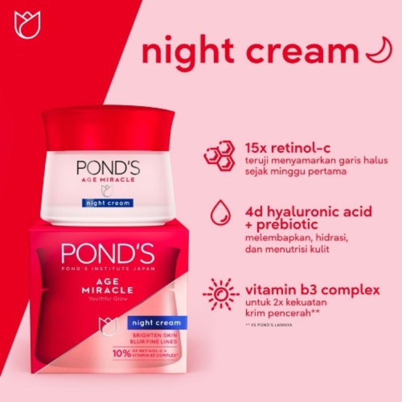 Pond's Age Miracle Youthful Glow Retinol Night Cream