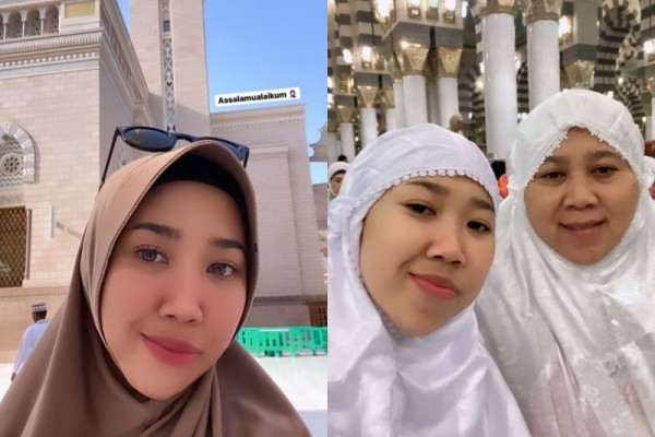 Kiky Saputri Umrah Bersama Keluarga