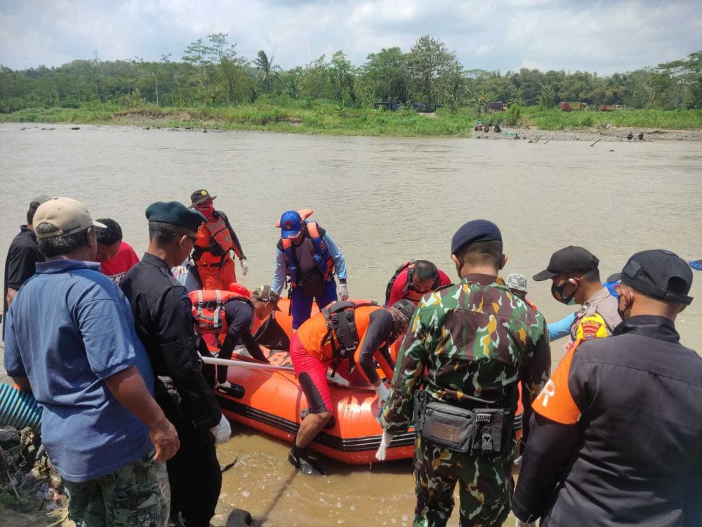 Korban Tenggelam di Sungai Progo Ditemukan Mengapung 