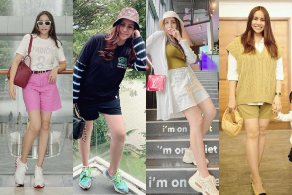 10 Ide OOTD Hangout dengan Short Pants ala Momo Ex Geisha