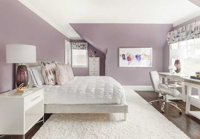 Chic & Playful, 9 Inspirasi Desain Kamar Tidur Warna Lavender