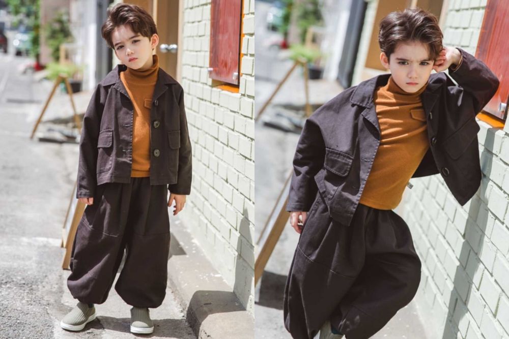 10 OOTD Anak Cowok Ala Selebgram Korea, Stylish, Lucu dan Menggemaskan