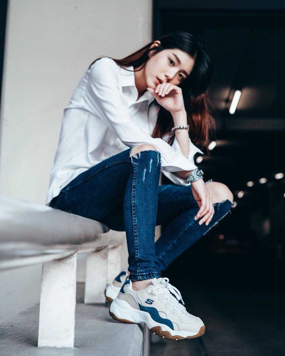 10 Rekomendasi Sneakers Kasual Meimei Thanyawee, Auto Cool!