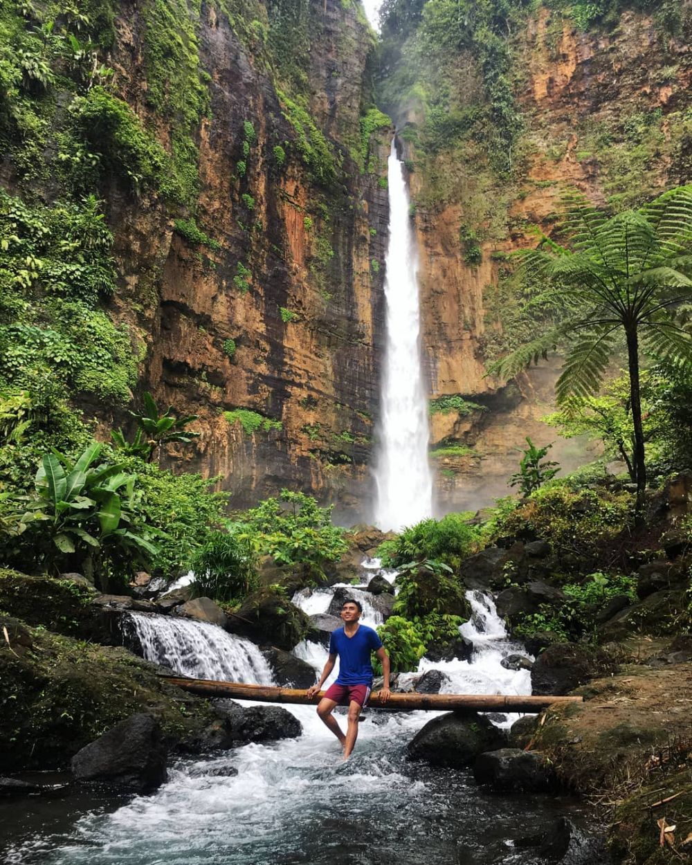 Air Terjun Kapas Biru Di Lumajang Wisatahits