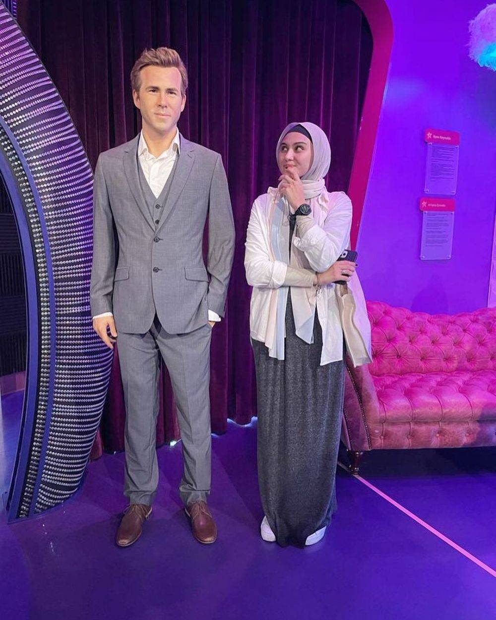 Zee Zee Shahab Berkunjung ke Museum Madame Tussauds 