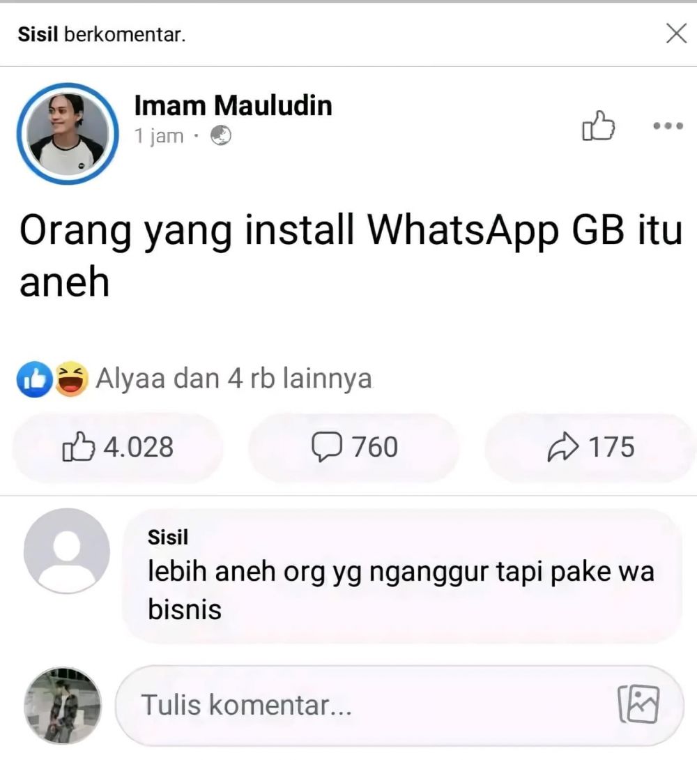 9 Komentar Kocak di Facebook Menanggapi Isu, di Luar Nalar!