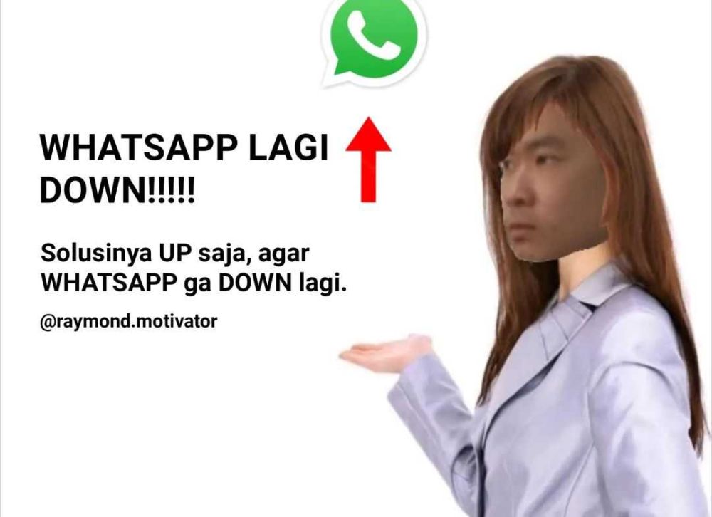 10 Meme WhatsApp Down, Bikin Panik Netizen