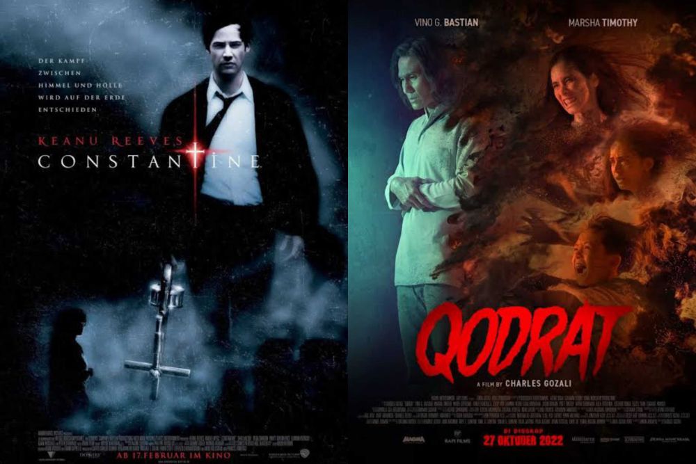 12 Perbandingan Film Qodrat dan Constantine, Sama Atau Beda?