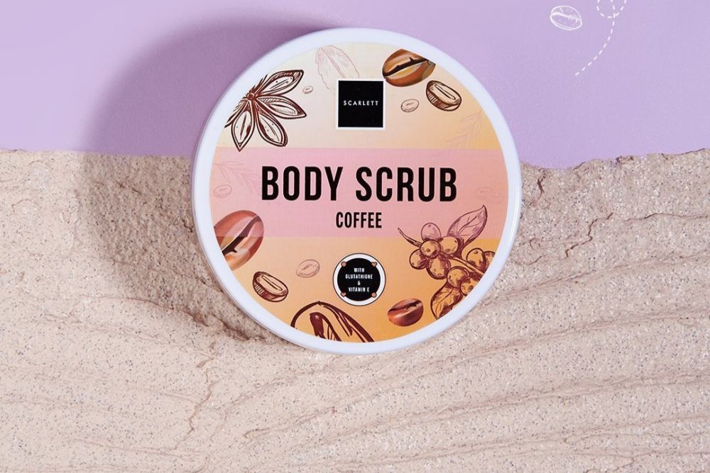 Body scrub coffee