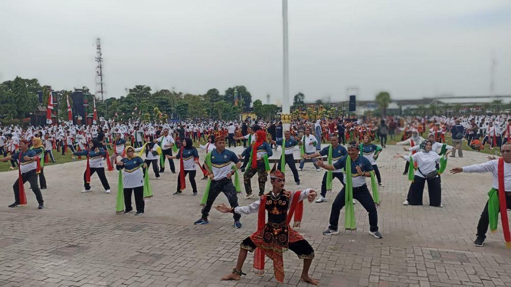 Rekor Muri Tari Remo Massal di Surabaya Tak Harus Pakai Kostum