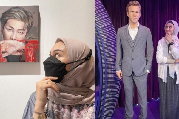 9 Potret Zee Zee Shahab Berkunjung ke Museum Madame Tussauds, Amerika