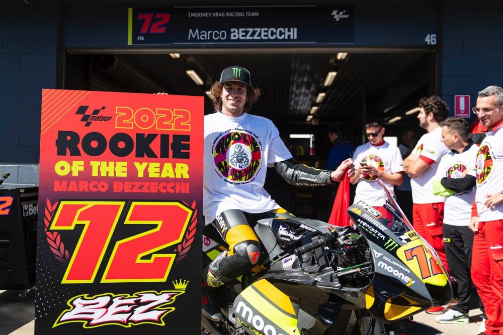 Marco Bezzecchi Incar Finis Podium di MotoGP Malaysia