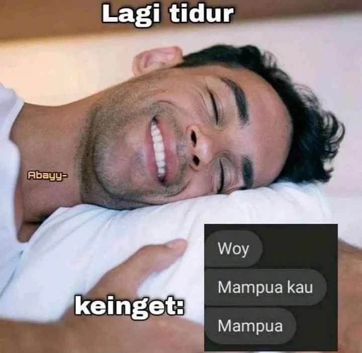 Meme Berisi Momen Lucu Sebelum Tidur Pasti Pernah Kamu Alami