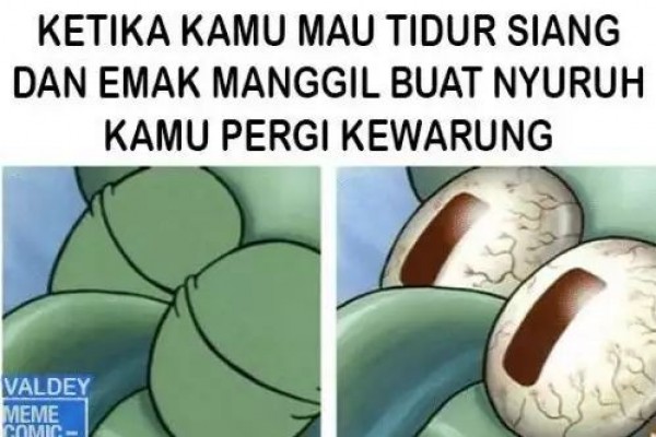 10 Meme Lucu Ketika Disuruh Emak Ke Warung Yang Bikin Senyum