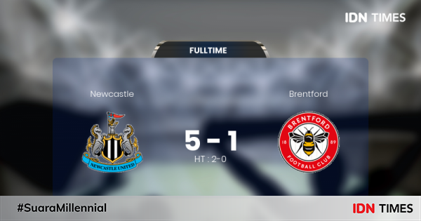 Hasil Pertandingan Newcastle Vs Brentford Sabtu, 08 Oktober 2022