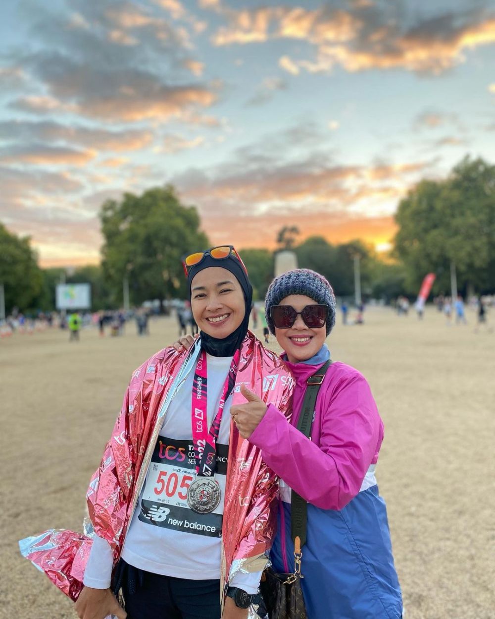 9 Potret Keseruan Alya Rohali Ikuti Kompetisi Maraton di Inggris