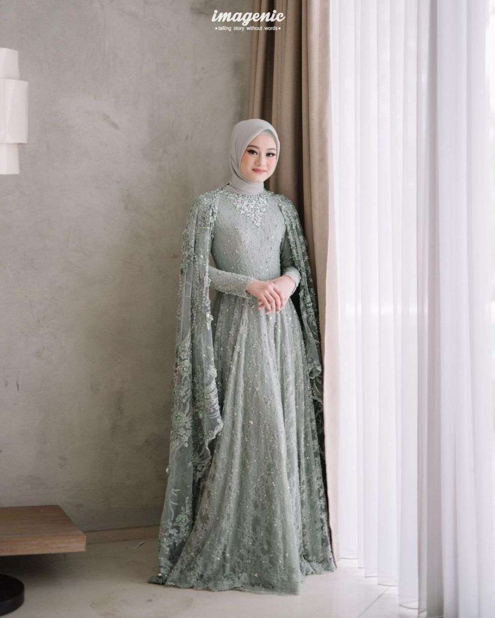 9 Inspirasi Kebaya Muslim Warna Pastel Untuk Berbagai Acara