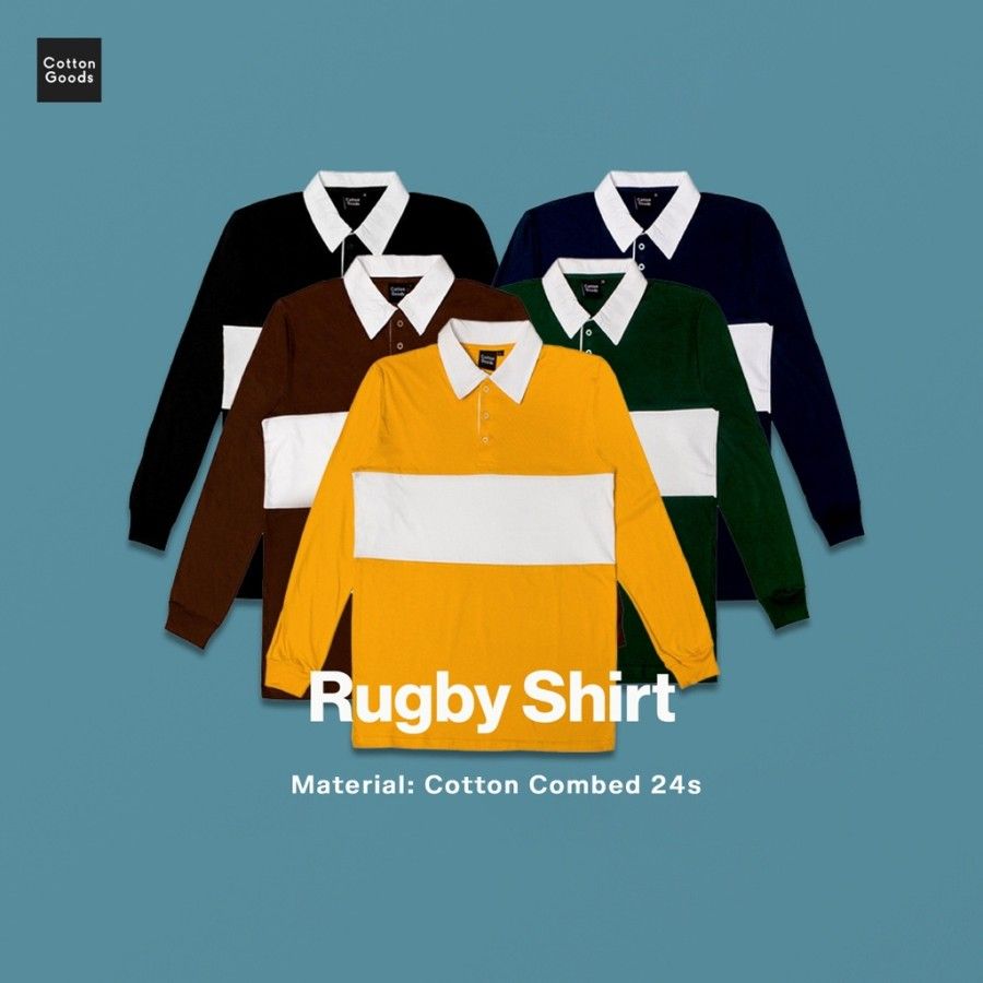 5 Rekomendasi Kemeja Rugby Brand Lokal Terbaik, Keren Abis!