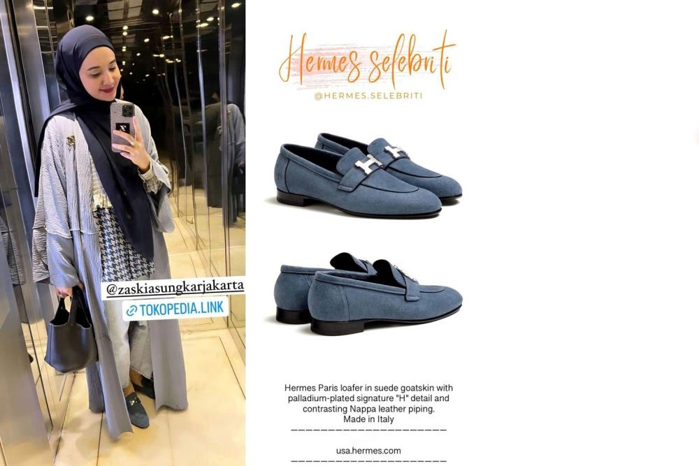 10 Harga Sepatu Hermes Para Selebriti Tanah Air, The Real Sultan!