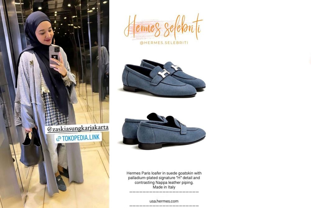 10 Harga Sepatu Brand Hermes ala Artis Indonesia, Ada Idola Kamu Nih