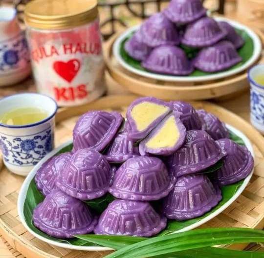 Resep Kueku Taro Tekstur Kenyal Dengan Isian Lembut