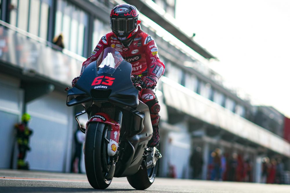 Bagnaia Beri Penilaian Pada Fairing Dan Mesin Baru Ducati