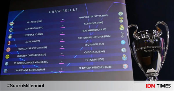 Daftar 26 Klub Yang Lolos Ke Liga Champions 2023/2024