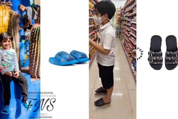 10 Harga Sandal Milik Rafathar, Sultan Cilik Memang Beda!